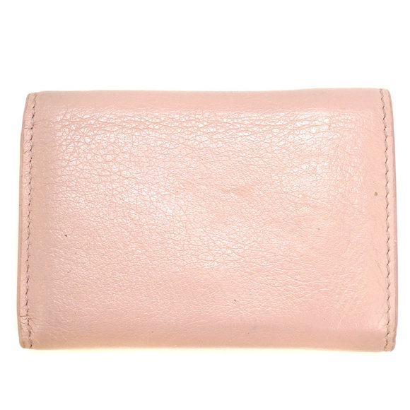 Balenciaga Wallet Tri Pink Leather - Picture 1 of 11